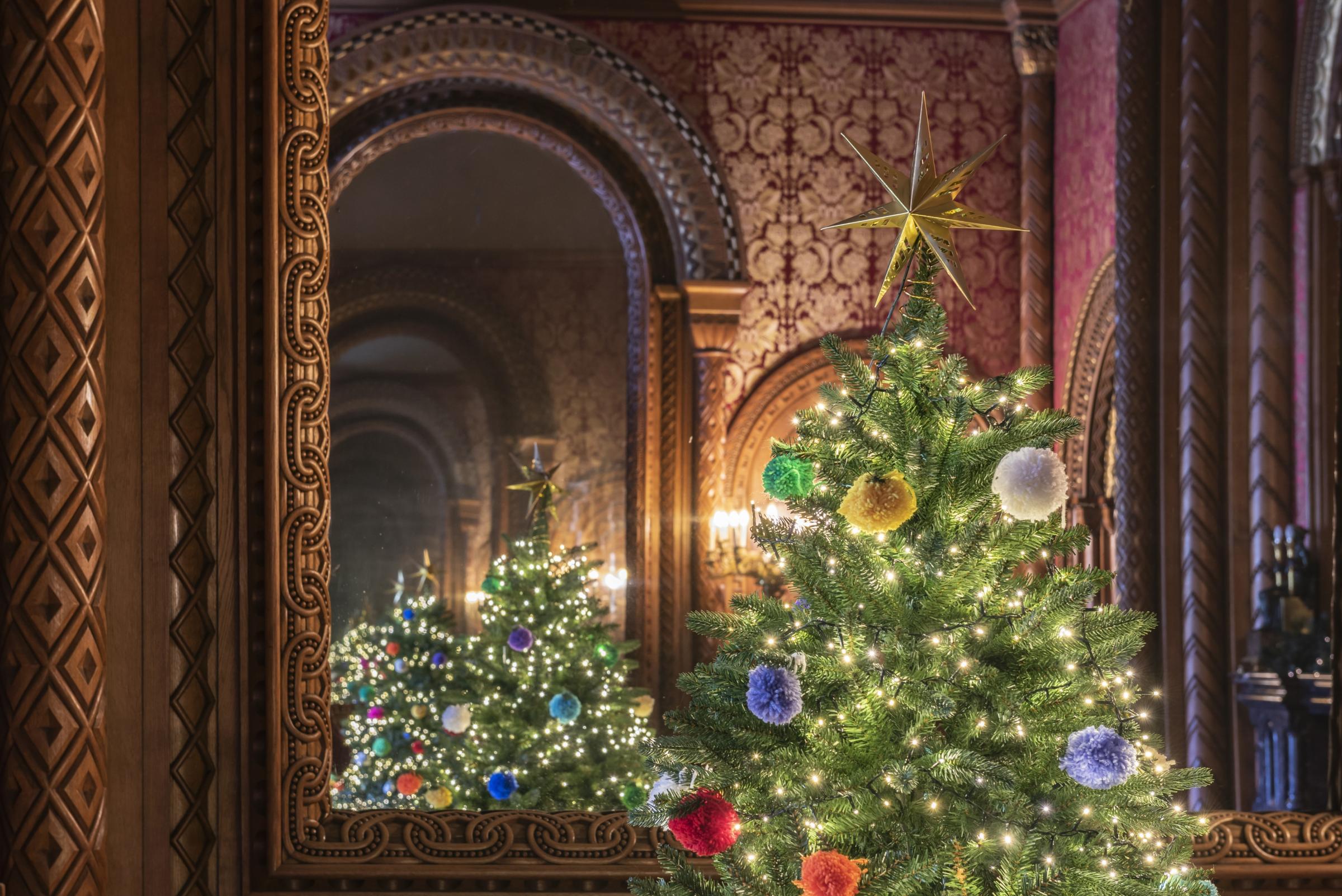 Christmas at Penrhyn Castle and Gardens, Bangor. Photo: National Trust Images/Paul Harris