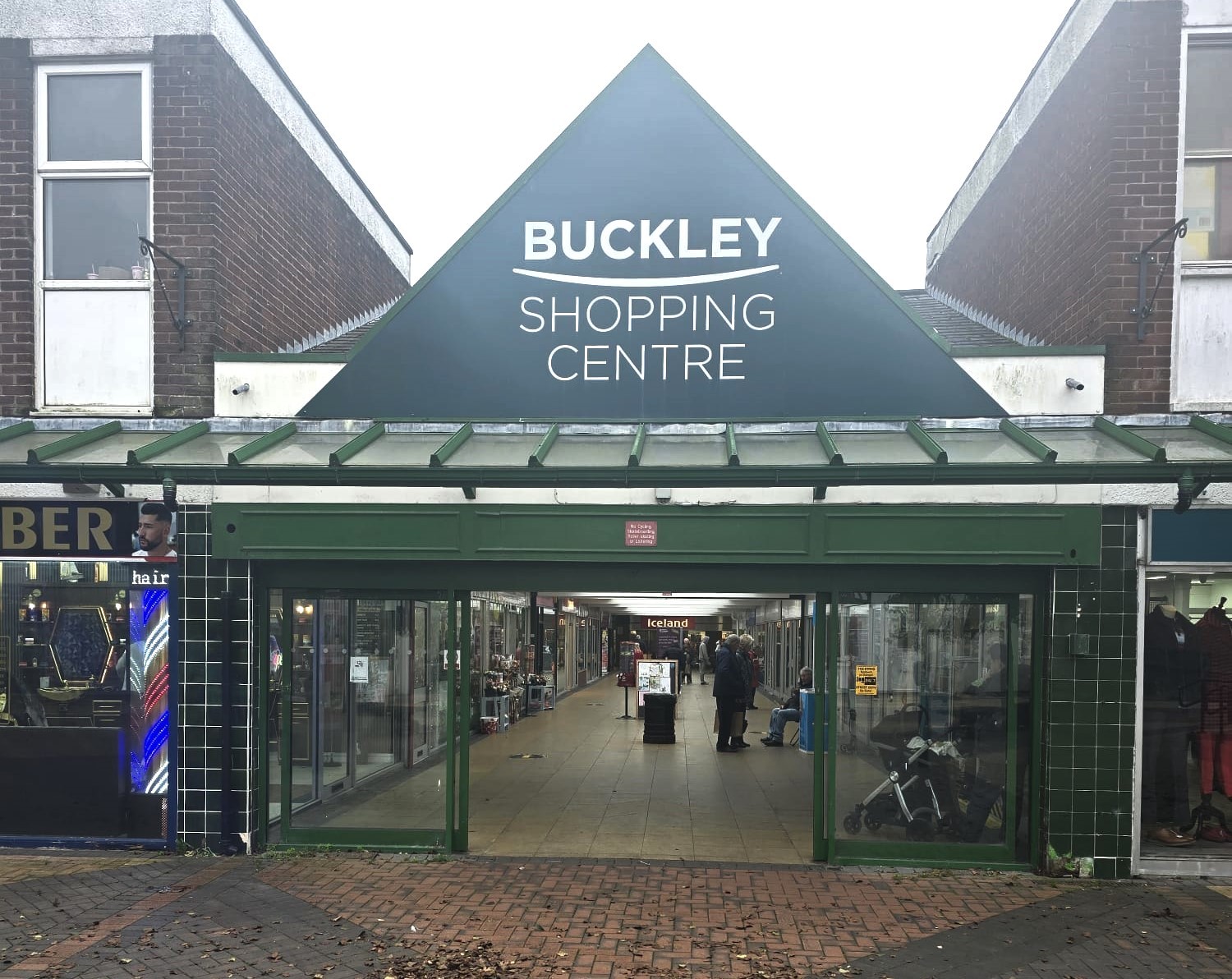 Buckley Shopping Centre.