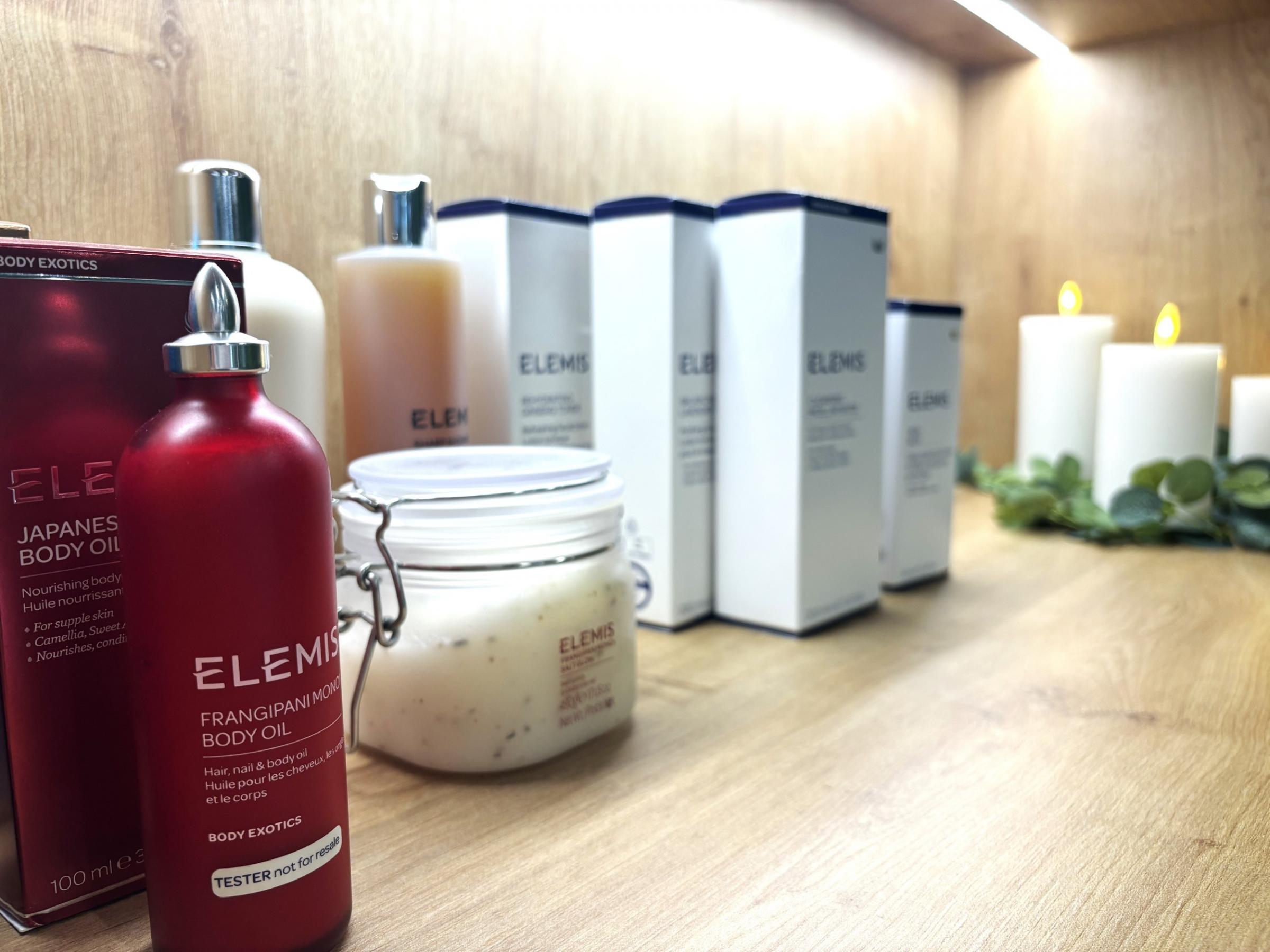 Products at Iâl Spa.