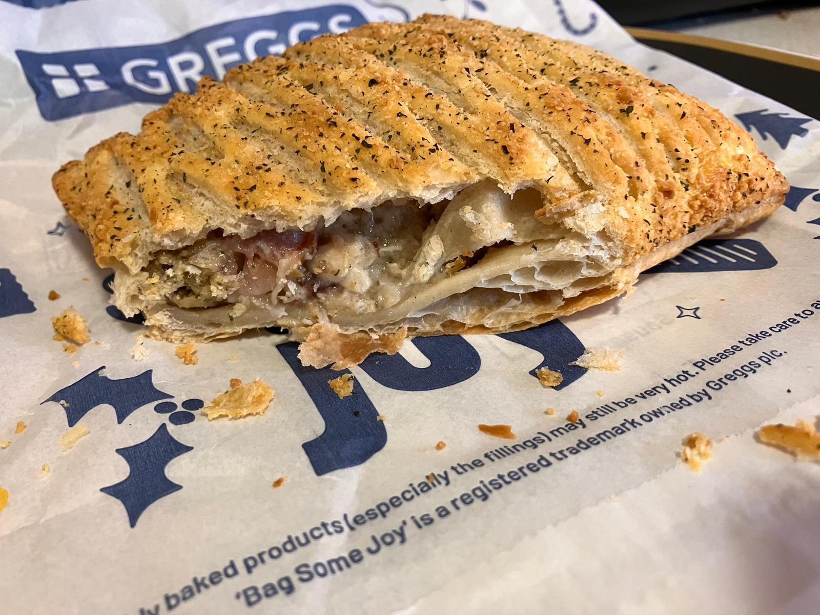 Greggs Festive Bake.