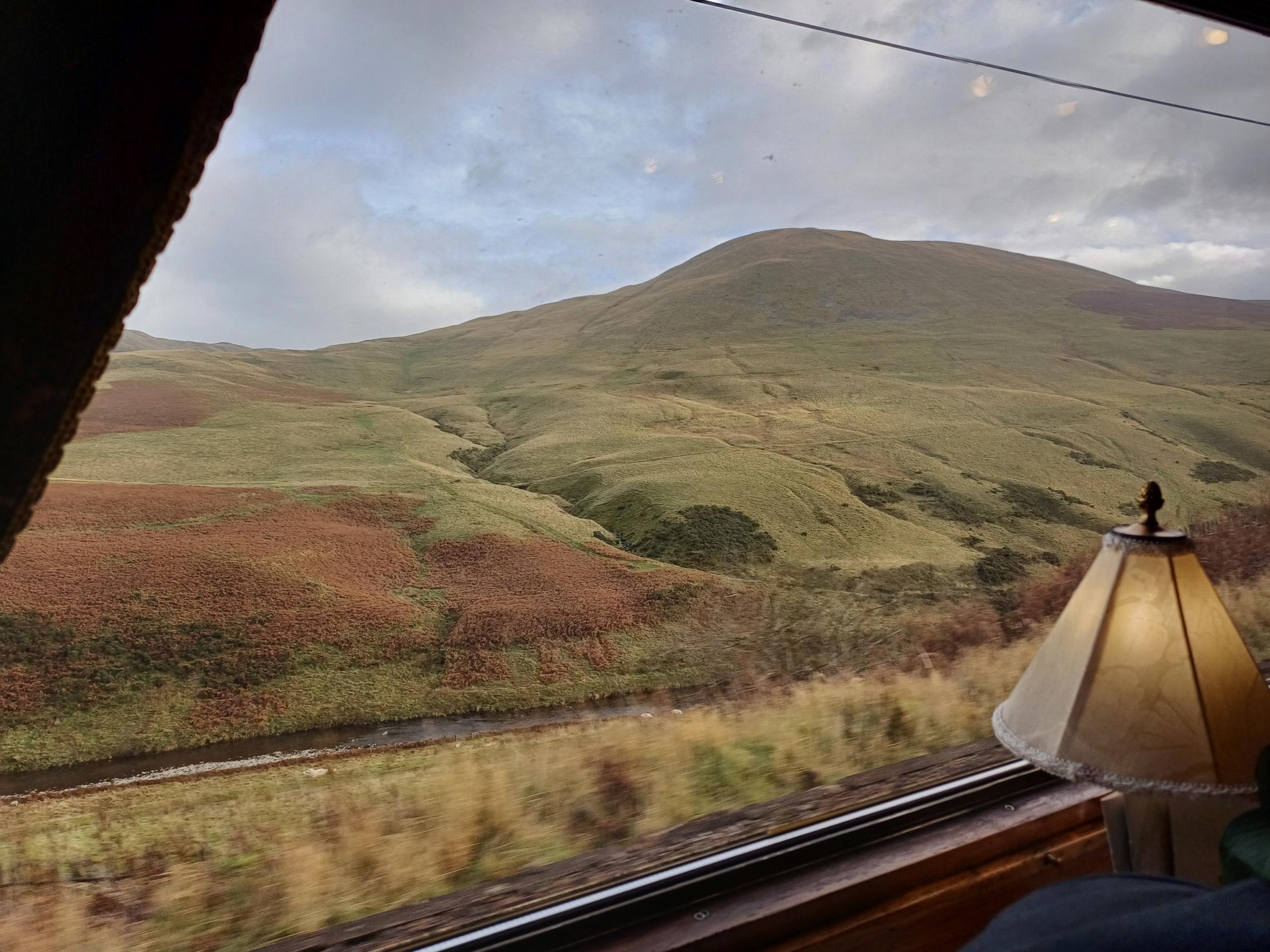 Taking in the beautiful views from the Northern Belle.