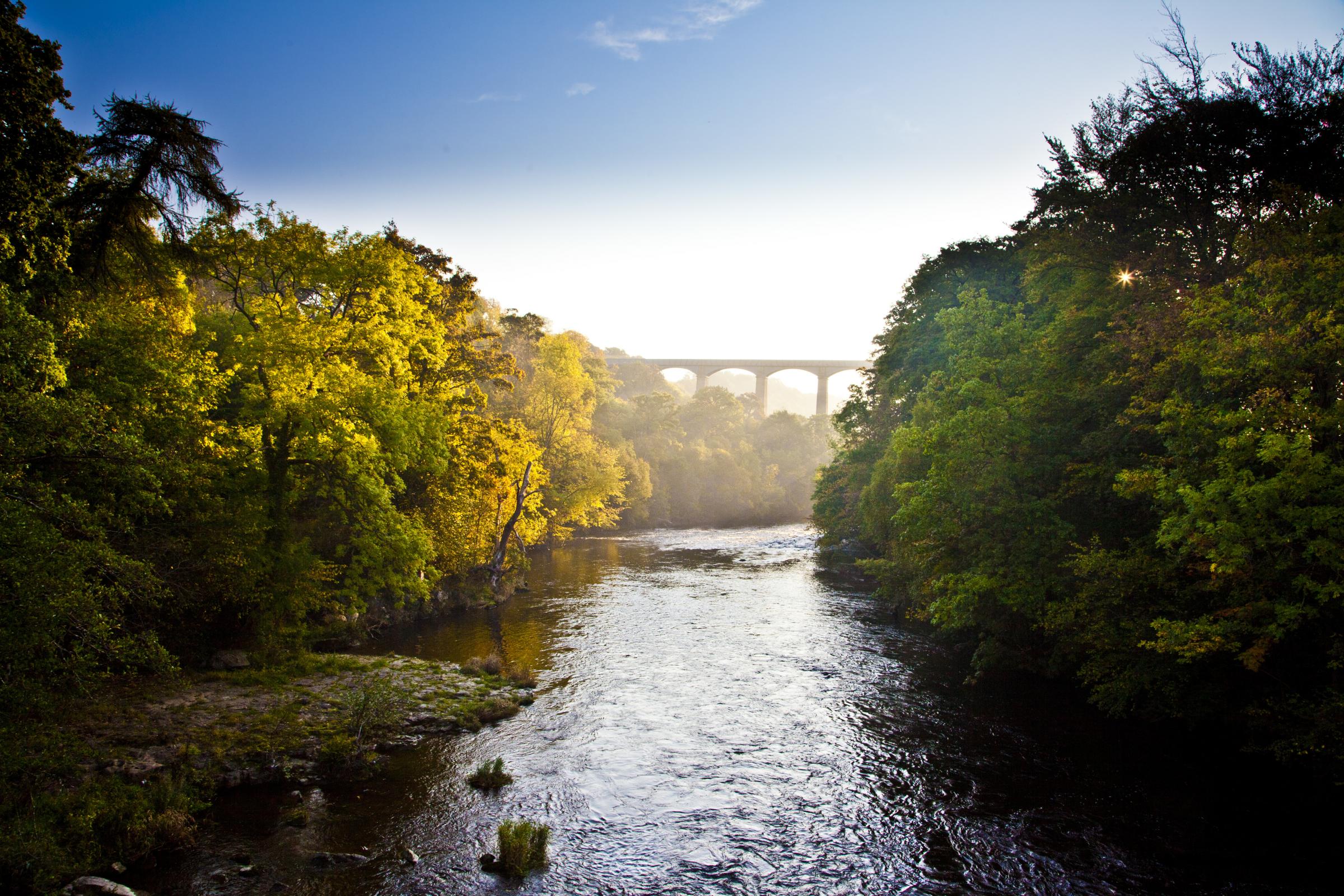 Pontcysyllte Aqueduct, World Heritage site in Wrexham.